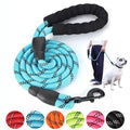 Strong Nylon Reflective Dog Leash – Heavy-Duty, Tangle-Free Pet Leash