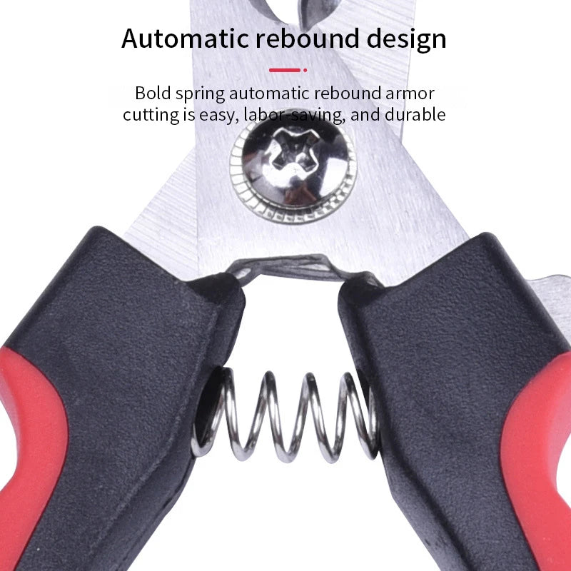 Professional Pet Cat Dog Nail Clipper Cutter with Sickle Stainless Steel Grooming Scissors Clippers for Pet Claws Dog Supplies