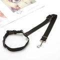 Car Seat Belt for Dogs 2 in 1 Nylon Lead Leash Adjustable Backseat Safety Pet Harness Travel Collar Accessories Pet Collars