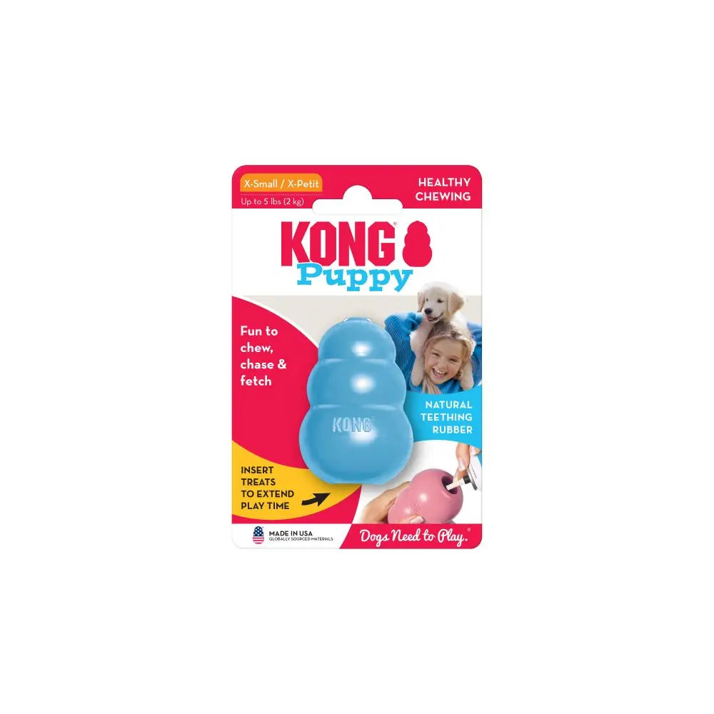 Xs-Size KONG Classic Dog Chew Toy Collection up to 5Lbs(2Kg) Rubber Gourd Bite Leakage Pets Dogs Toy Trainer Exercise Puppy